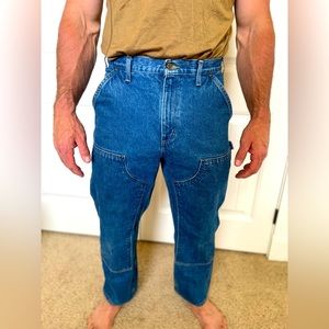 Carhartt 36x30 double knee Carpentar denim pants
